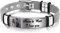 kaululu Personalisierte Armbänder mit Gravur Namen Foto Schmuck Herren Damen Paare Armband Edelstahl für Männer & Frauen Geschenk für Weihnachten Vatertag Geburtstag(Silber)
