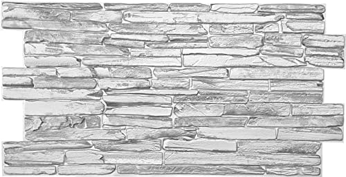 EURODECO | Pannelli decorativi da parete 3D 4 m² effetto pietra, 10 pezzi, pannelli da parete, rivestimento murale, pannelli da soffitto, rivestimento in PVC, piastrelle finte per tatuaggi da parete