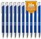 GIMEI® Metall Kugelschreiber 20 Stück | Premium Kugelschreiber Set Hochwertig, Kulli für einfaches & weiches Schreiben | Blauschreibender Kugelschreiber Blau als optischer Hingucker