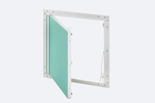 Revisionsklappe AluLight Fix mit festem Scharnier 12,5 mm GKBI-Einlage 60 x 60 cm