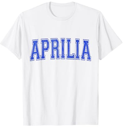 Aprilia Italia – Aprilia Varsity Logo – Aprilia Italia CV3 T-Shirt