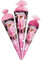 Schultüte - Barbie - 35-85 cm - Größe wählbar - Holzspitze wählbar - inkl. Name - Zuckertüte - Tüll - oder Filzabschluß - eckig/rund - klein & groß - Gesc..