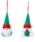 BAHJKASD Zwerge Weihnachtsbaumschmuck für Bett Treppe Wand Urlaub Party Garten Party Plüsch Ornament Zwerg Ornamente Cartoon Dekoration