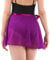 MUNAFIE Ballettkleidung Damen Ballett Rock Verstellbare Taille Krawatten Chiffon Wickelrock Tanz Röcke für Damen und Mädchen Lila