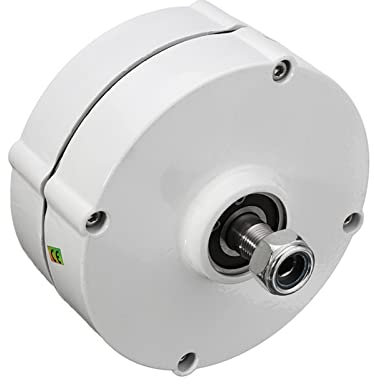 Motor generador de 6000W, 12V, 24V, corriente trifásica PMSG, Motor alternador de CA de imán permanente for generador de turbina eólica, motor diésel(12V)