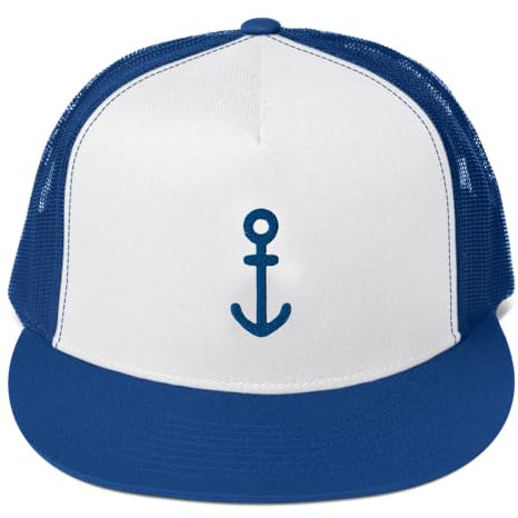 SpongeBob SquarePants The Krusty Krab Employee Anchor 5-Panel-Trucker-Mütze, offizielles Lizenzprodukt