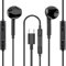 For Honor 90 200Lite 70 90Smart X8a X7b X6a X6 X6b Magic7 6 5 Pro'7 6 5 4Lite USB C Earphones Type c In-Ear Headphones Wired Earphones Microphone Volume Control MP3 Players Noise Isolating Deep Bass
