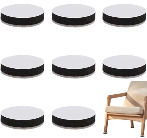 8 Stück Möbelerhöhung,Selbstklebende Möbelerhöhung,Karbonstahl Möbelerhöher,Möbel Erhöhung,Möbelfüße Selbstklebend,Sofa Erhöhung,Für Tisch, Stuhl, Sofa, Bett, Kabinett, Erhöhte Höhe Möbelfüße