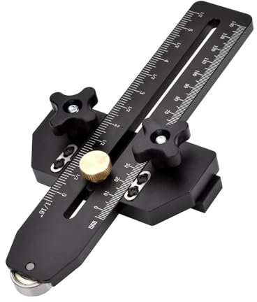 Thin Rip Jig Table Saw Jig Guide, Woodworking Tools Thin Ripping Guide for Table Saw Band Saw Router Table Fits for 3/8 X 3/4 T Slot