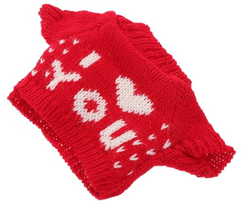 Abaodam BäRenpullover-Outfit Aus Weichem Baumwoll-Garn FüR Stofftiere 30Cm Austauschbare Kleidung FüR Puppenpullover Kuscheltier Bekleidung FüR FamilienaktivitäTen