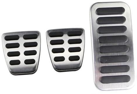 KIMPZ Auto-Fußpedal-Abdeckung Kraftstoff Und Bremspedale rutschfeste Pads Für H&yundai Für Kona 2018 2019 2020 2021 Pedals