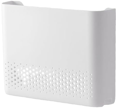 Jeorywoet Wifi Box, Router Cover, 8.7x11.8x2.6 Inch Wifi Box Hider with Ventilation Holes, Wall Mount & Quick Cooling Router Cabinet for Home, Office, Hider