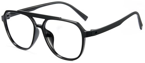 Cyxus Pilot Blaulichtfilter Brille Damen Herren Ohne Stärke Mode Computer Schutzbrille Bildschirmbrille für den Einsatz im Büro 8196