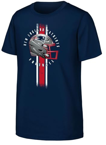 T-Shirt Play Hard NFL New England Patriots Navy