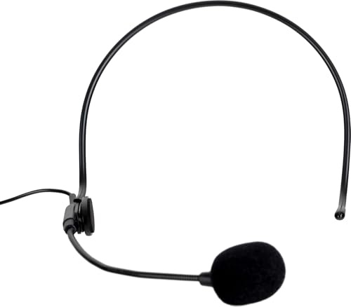 Pronomic SDH-100 Silent Guide Headset Mikrofon, Gewinkelter 3 | Sehr leichtes Nackenmikrofon, Für den Betrieb mit SDT-30 Sender geeignet, Dynamisches Mikrofon mit Kugelcharakteristik