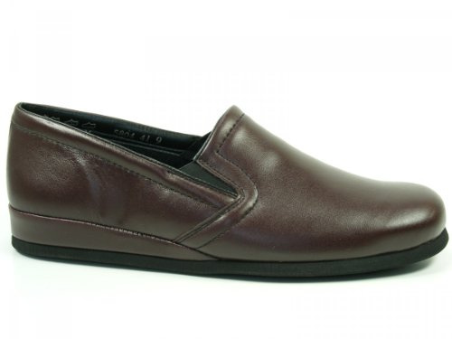 Rohde Viborg 6402 Herren Schuhe Hausschuhe Leder, Größe:39 EU, Farbe:Rot