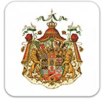 Aufkleber/Sticker Herzogtum Sachsen-Coburg und Gotha Wappen 7x7cm A3278