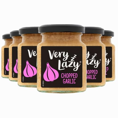 VERY LAZY Chopped Garlic,pack of 6