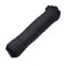 DonDon 30 Meter langes Stoffband Nylon-Schnur Paracord-Seil Survival Band zum Basteln und für Outdoor Camping Aktivitäten 4 mm - 7 Stränge schwarz