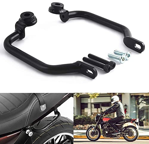 Motorrad Stahl Hintersitz Beifahrer Haltegriff Sitz Seitenhandlauf Griff Kit für Z900RS Z900 RS Z 900 RS Z950RS Z950 RS Z 950 RS 2017 2018 2019 2020 2021 2022 2023 Zubehör (Schwarz)
