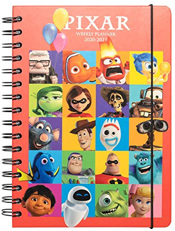 Grupo Erik Planer - Schulplaner Pixar 25 Jubiläum - Kalender Wochenansicht 2020/2021 für Schüler 12 Monate - Terminplaner, ASVA52009