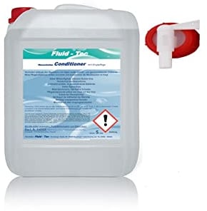Fluid-Tec 1 x 5 Liter Kanister Wasserbett Konditionierer Conditioner Wasserbettpflege Wasserbett Zubehör für alle Wasserbetten + Auslaufhahn - 7,60€/Ltr.