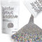 Hemway Glitter Grout Additive - Gun Metal Grey Holographic | Ultrafine Flakes for Adding Sparkle to Kitchen & Bathroom Tiles | Enhance Your Indoor Grouting Projects with a Sparkly Effect | 100 g