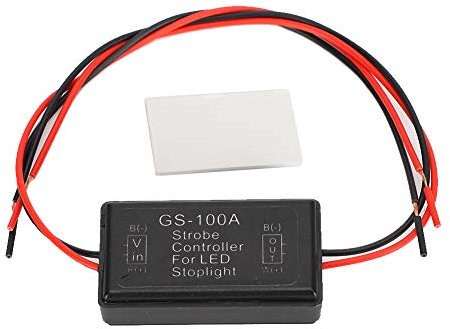 Strobe Flasher Brake Light Controller Car Smart Flash Strobe Controller per auto LED Luci di stop dei freni Lampada,Modifica/retrofit/prestazioni dell'auto,Modifica luci auto