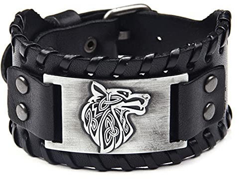Handgefertigte nordische Wikinger-Armbänder Thor Hammer para Cord Armband Amulett Rune Knot Skandinavische Armreifen Männer Schmuck Geschenke