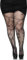 LEG AVENUE Butterfly net tights, Größe 1X-2X (Schwarz)