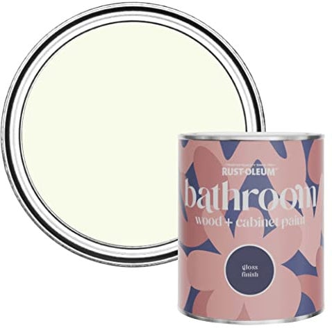 Rust-Oleum Light Green Moisture Resistant Bathroom Wood and Cabinet Paint in Gloss Finish - Apple Blossom 750ml