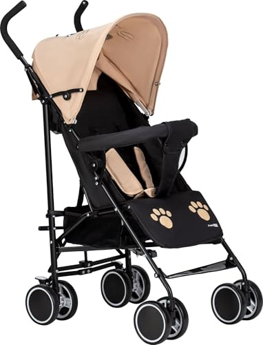 FreeON Kinderwagen, Schwarz/Gelb
