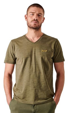 Kaporal - T-Shirt Kaki Homme - Neter - S - Kaki