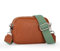 befen Echtes Leder Kleine Crossbody Geldbörse Fanny Pack Umhängetasche Clutch Handtasche für Frauen Trendy, Vintage Karamell Braun, Täglich Tasche