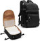 UPPACK Handgepäck Rucksack Ryanair 40x20x25 Reiserucksack Handgepäck Flugzeug Carry on Travel Backpack Damen Business Reiserucksack Wasserdicht Tagesrucksack Groß Schwarz