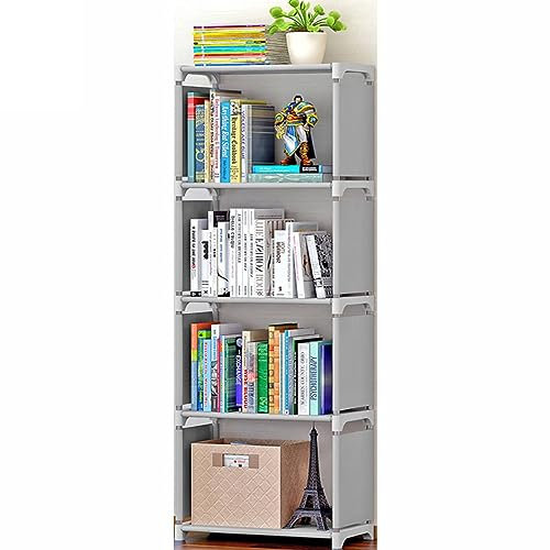 Yuehuamech Cube Storage Unit,Vertical Cabinet Bookshelf DIY Bookcase Cube Storage Organizer Ladder Shelving Unit Storage Organizer for Books Toys Clothes Yarn Shoes Living Room Bedroom
