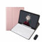 BaMmy Custodia Tastiera per Samsung Galaxy Tab A8 10.5 Pollici 2022 con Mouse, Custodia Morbida con Tastiera Bluetooth per Galaxy Tab A8 Cover Tastiera Wireless Staccabile con Portamatite,Rosa