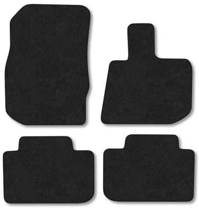 Compatible with Car Mats for BMW iX3 (2021-2024) Carpet | Black Edge Trim Tailored Fit Floor Mats Full Coverage Protection Accessories Easy Clean Anti Slip Made in the UK