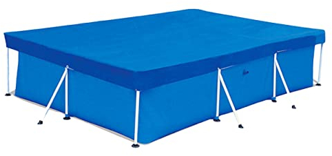 Milisten Pe Poolabdeckung aus Wasserdichtem Gewebe mit Regenschutz und Einfacher Montage für Frame Pools und Aufblasbare Schwimmbecken als Bodenmatte und Poolabdeckung