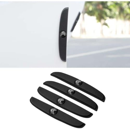 evimo 4 Stücke Autotür Schutzleisten, Für Citroen C1 C2 C3 C4 C5 Autotür Antikollisionsstreifen, Autotür Kantenschoner Garagen Wandschutz, Autozubehör,C