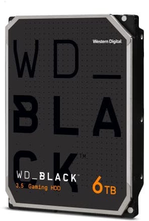 WD_BLACK 6 TB HighPerformance 3.5 Internal Gaming Hard Drive, 7200 RPM Class, SATA 6 GB/s, 256MB Cache