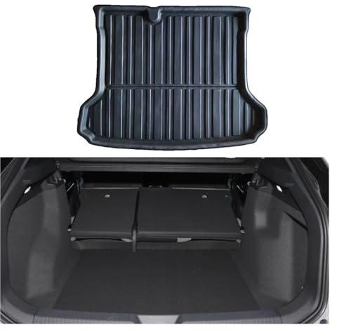 Kofferraummatte Auto Kofferraum Matte Für VW Für ID.4 Für ID.5 Für ID4 Für Pro 2020-2024 wasserdichte Boden Pad Auto Boot Cargo-Matte Kofferraumschutz