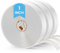 TAPEBEAR Cinta de Butilo Blanco 25mm x 9M, 3mm Grueso Cintas Adhesivas de Butilo Doble para Reparación de Vehículos de Fugas Ventana de Vidrio Sellado de Barcos Sellado de Techo EPDM, 3Rollo