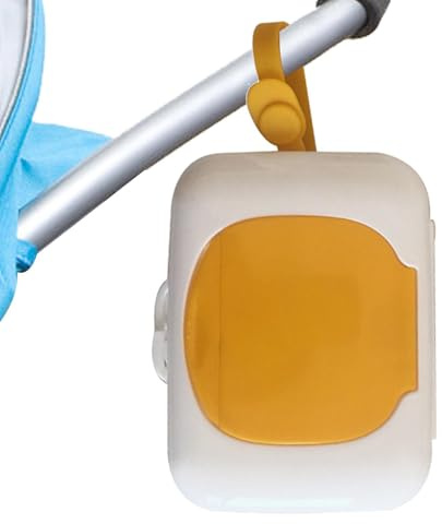 Wickeltaschen-Halter – Reise-Feuchttücher-Halter, tragbarer | Feuchttuchspender, nachfüllbarer Feuchttücher-Behälter, Reise-Tücher-Halter, wiederverwendbar, staubdicht, geruchlos für Büro