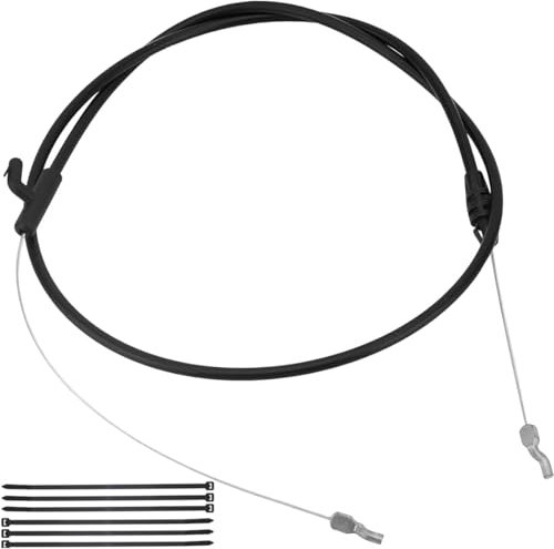 ZAMDOE 946-04661A Control Cable for 946-04661 746-04661A 746-04661 for MTD for Troy Bilt TB110 TB280ES TB230 TB320 21-034 Deck for Craftsman for Yard Machines Lawn Mower Clutch Cable Replacement