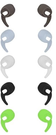 kwmobile Earbud Hooks Compatible with Samsung Galaxy Buds 3 - Set of 5x Earphone Holders for Running - Multicolor