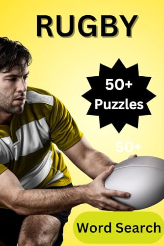Rugby Word Search: Rugby Word Search Puzzle Book | 6x9 inches| 50+ puzzles| Perfect gift for Rugby fans