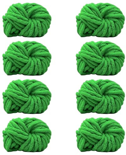 Maxee Filato di lana spessa 250 g x 8 stucco, voluminoso per braccioli, lana morbida, maglia grossa, XXL, morbido filato di lana, per uncinetto per coperta, perfetto per tessere nido di animali