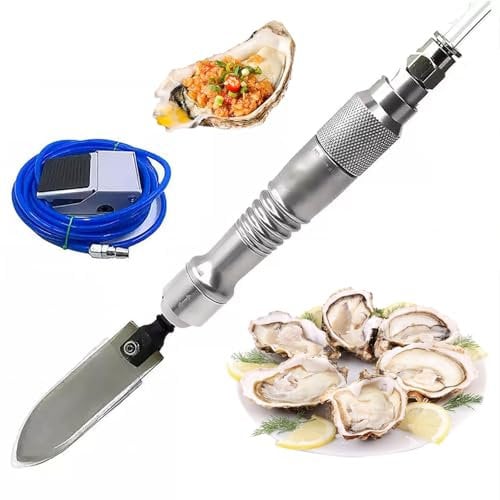 Shellfish Shucking Tool, Pneumatic Stainless Steel Oyster Knife, Frequency: 1000 Times/min, Stroke: 16 Mm, for Hotel Family Buffet Seafood Tool