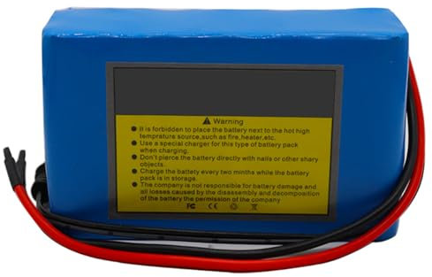 T,24V 4Ah Wiederaufladbarer Lithium-Akku Mit Ladegerät, Ladekabel, Kabelstecker